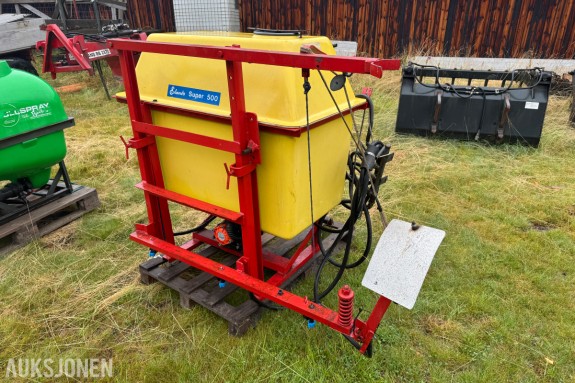 Ørlands Super 500 åkersprøyte 3-punktsfeste, PTO-drift og Comet BP 125K pumpe