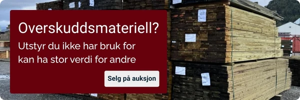 Kampanjebanner på Auksjonen.no