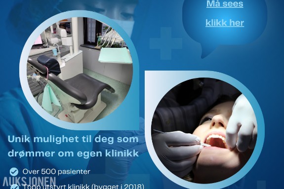 Tannklinikk til salgs – topp beliggenhet ved Oslo Rådhus (Fridtjof Nansens plass)