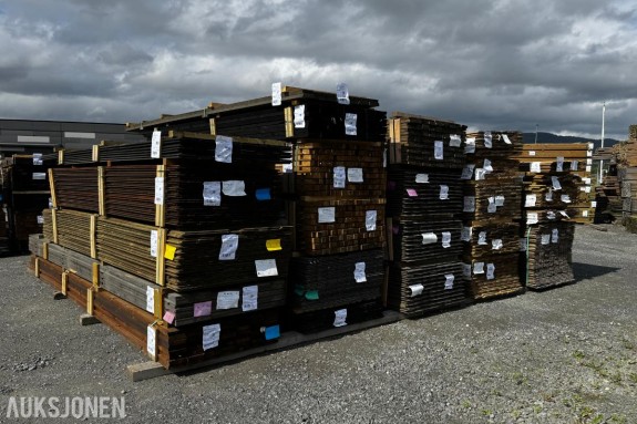 CU impregnert Dobbelfals - Tett- Bordkledning - EP - Furu 19x148 - 1 pakke - Totalt 669 meter