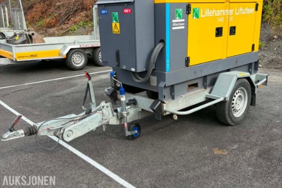 2020 Atlas Copco Qas 40 strømaggregat
