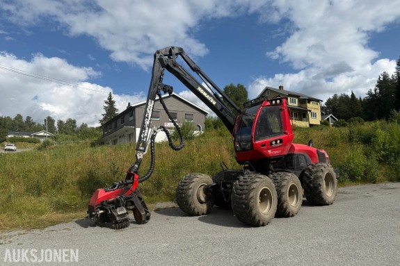 2018 Komatsu 911 Hogstmaskin 1 eier 14855Timer C123 Aggregat