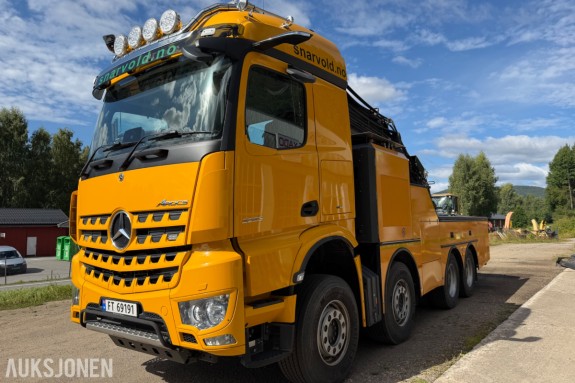 2021 mod Mercedes-Benz Actos 3254. Spesialbygget lastebil for kantklipp. *Eneste i verden*
