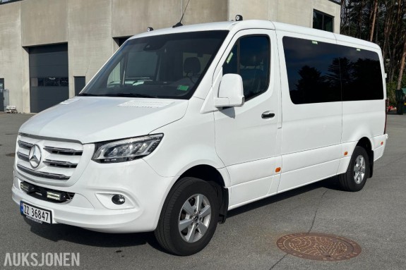 2024 Mercedes-Benz Sprinter Iles Automotive 317 CDI RWD - 9-seter - Automat - Webastok - 153803km - Rullestolrampe